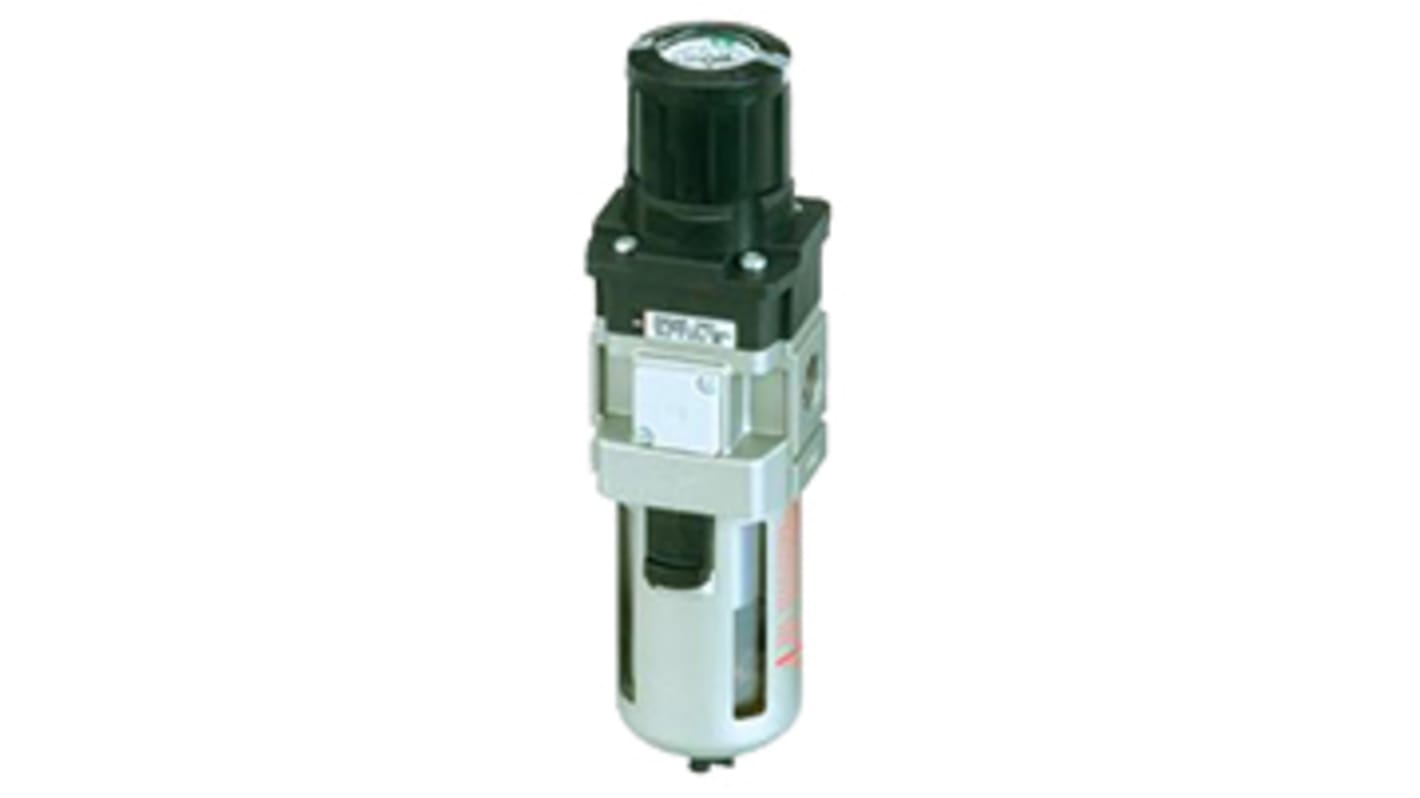 SMC Filterregulator, serie AW, 5μm, Tilslutning: NPT 1/4, G 1/8, 10 bar, 1/8 tomme, 1/4 tomme