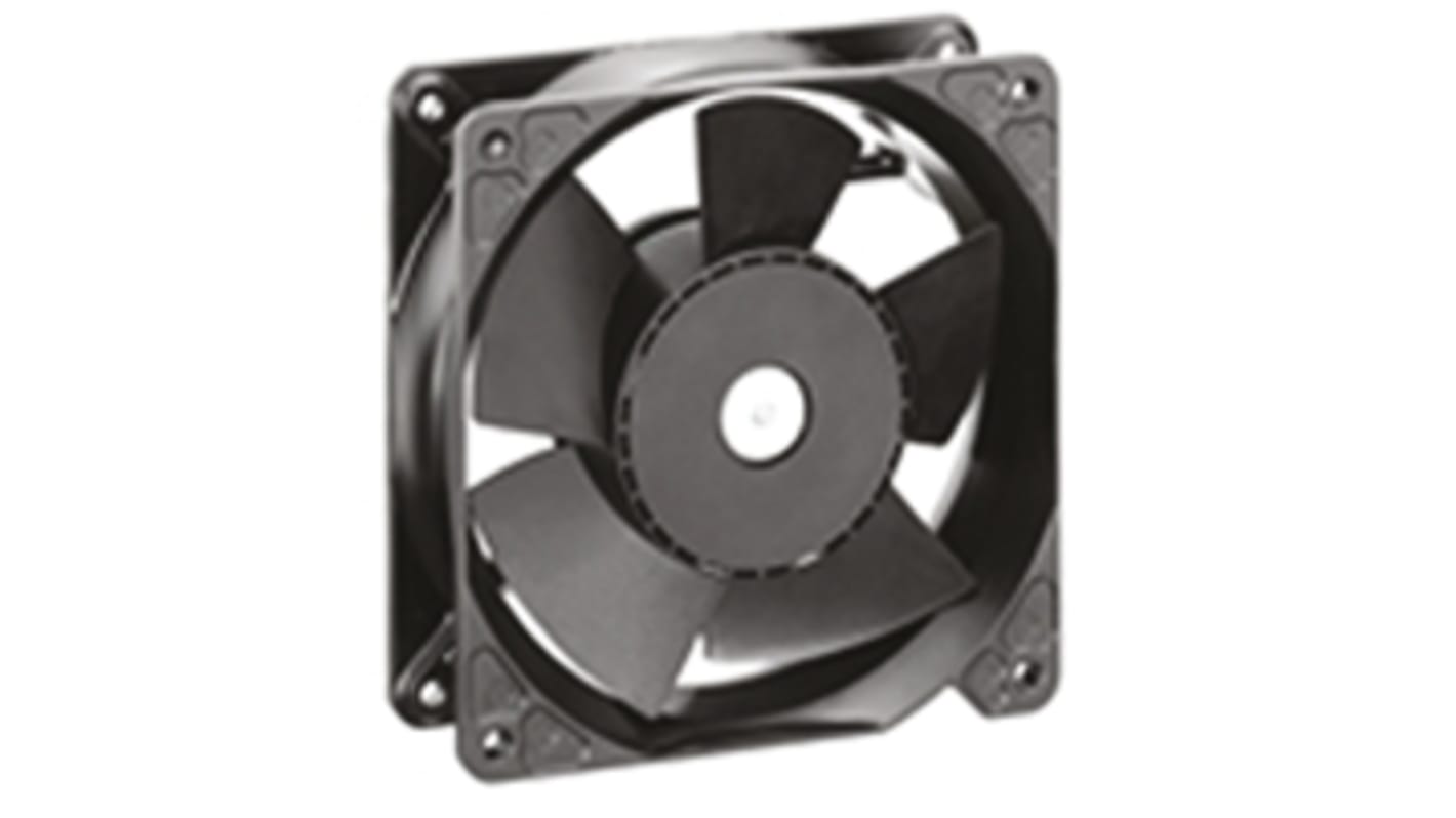 ebm-papst 4100 NH4 - S-Force Series Axial Fan, 12 V dc, DC Operation, 355m³/h, 32W, 119 x 119 x 38mm