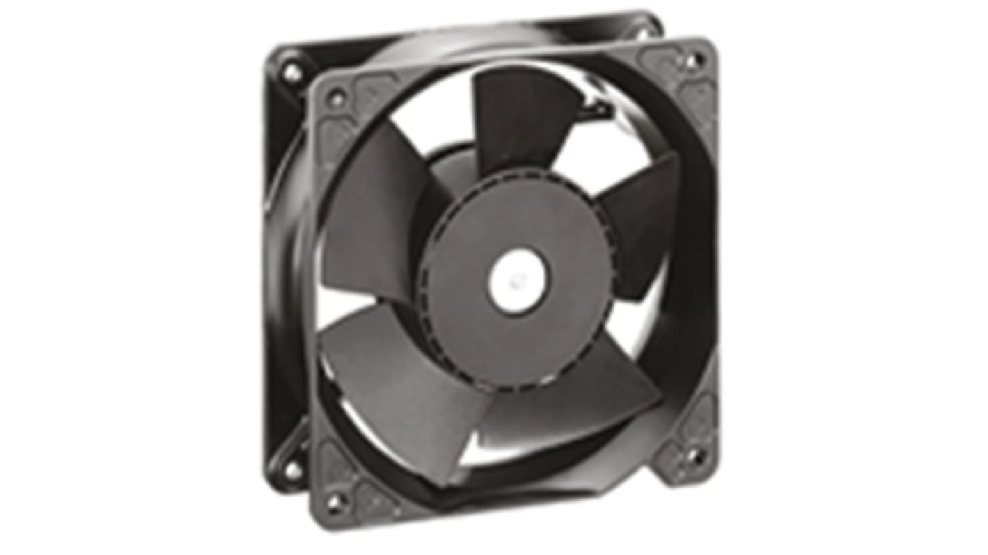 ebm-papst 4100 NH4 - S-Force Series Axial Fan, 48 V dc, DC Operation, 355m³/h, 28W, 119 x 119 x 38mm