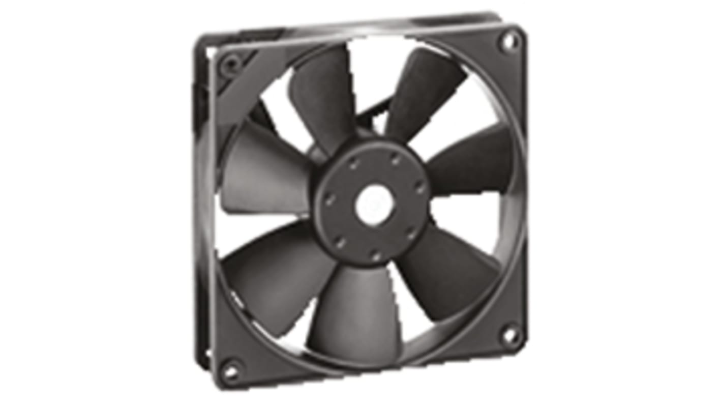 ebm-papst 4400 F Series Axial Fan, 12 V dc, DC Operation, 170m³/h, 5.3W, 119 x 119 x 25mm