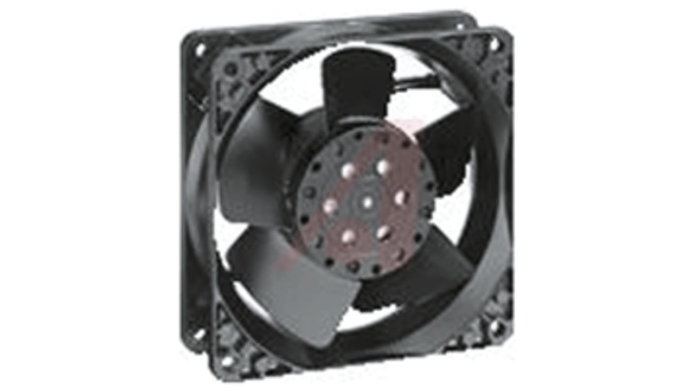 ebm-papst 4000 N Series Axial Fan, 230 V ac, AC Operation, 123m³/h, 18W, 119 x 119 x 38mm