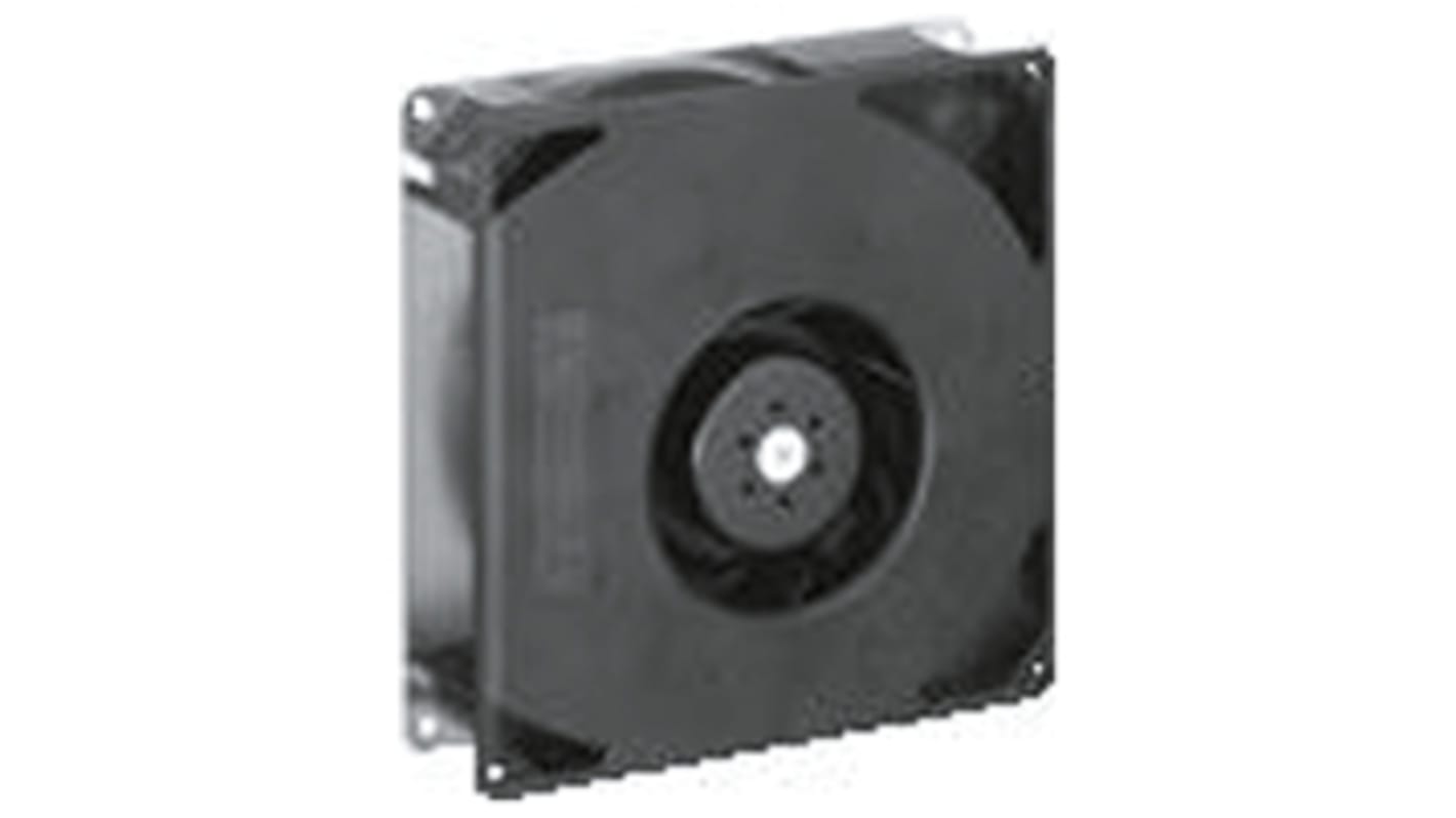 ebm-papst RG 160 NTD Series Centrifugal Fan, 24 V dc, 308m³/h, DC Operation, 220 x 220 x 56mm