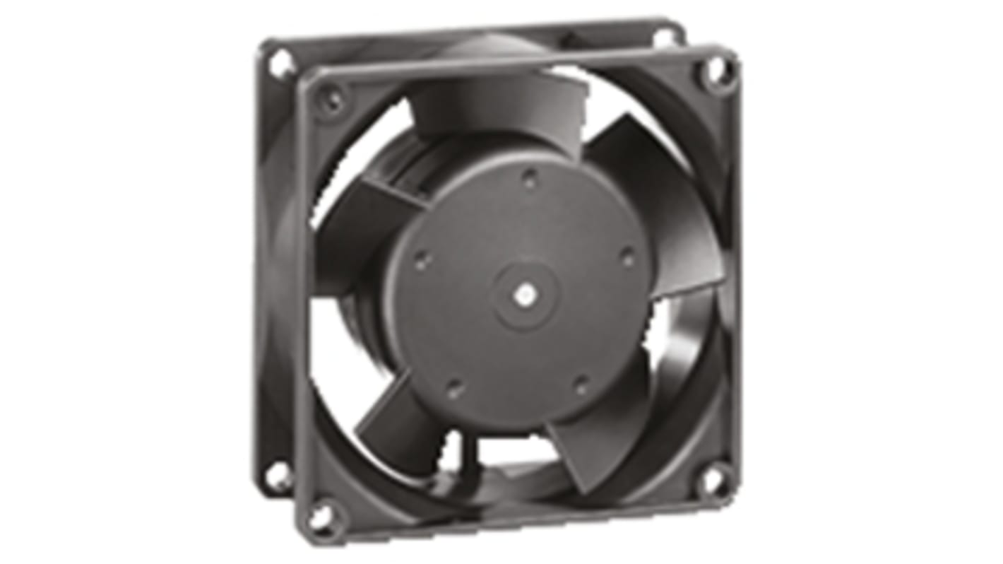 ebm-papst 8300 Series Axial Fan, 12 V dc, DC Operation, 48m³/h, 2.2W, 80 x 80 x 32mm