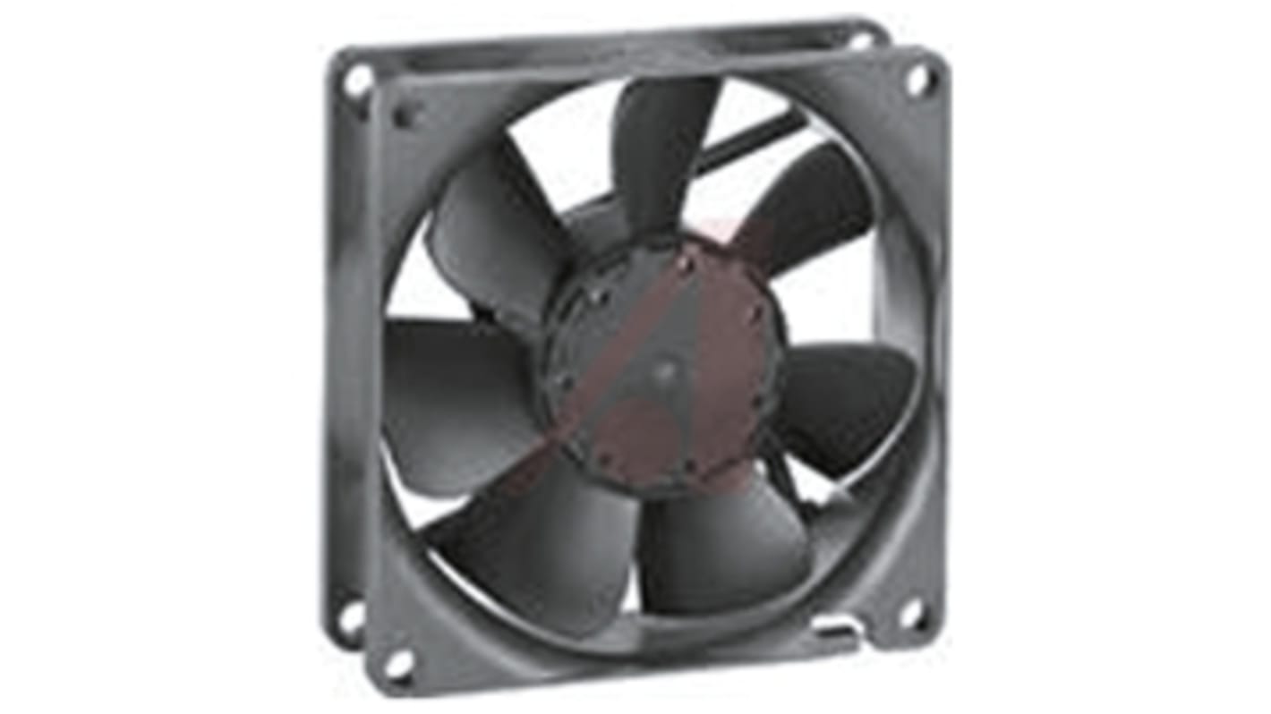 ebm-papst 8400 N Series Axial Fan, 12 V dc, DC Operation, 69m³/h, 1.7W, 80 x 80 x 25mm