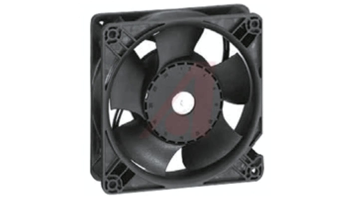 ebm-papst DV Series Axial Fan, 12 V dc, DC Operation, 280m³/h, 21W, 119 x 119 x 38mm