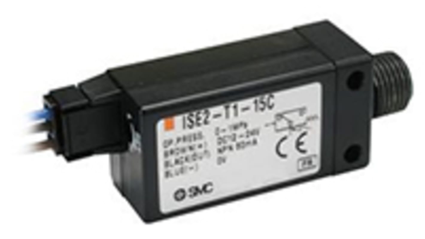 SMC ISE2, NPTF 1/8 Überdruck Druckschalter, 12 → 24V dc, 0MPa → 1 MPa