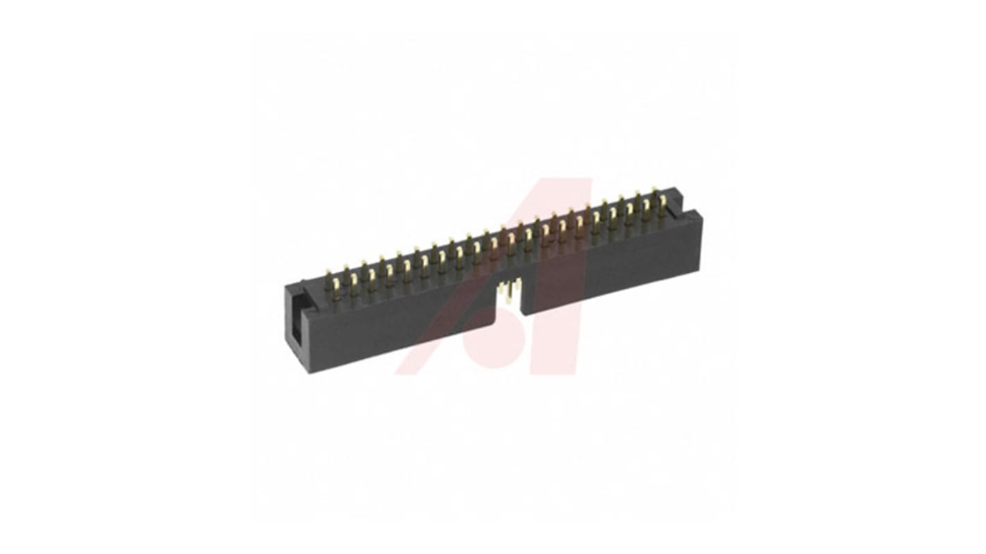 3M 303 Series Straight Through Hole PCB Header, 40 Contact(s), 2.54mm Pitch, 2 Row(s), Shrouded