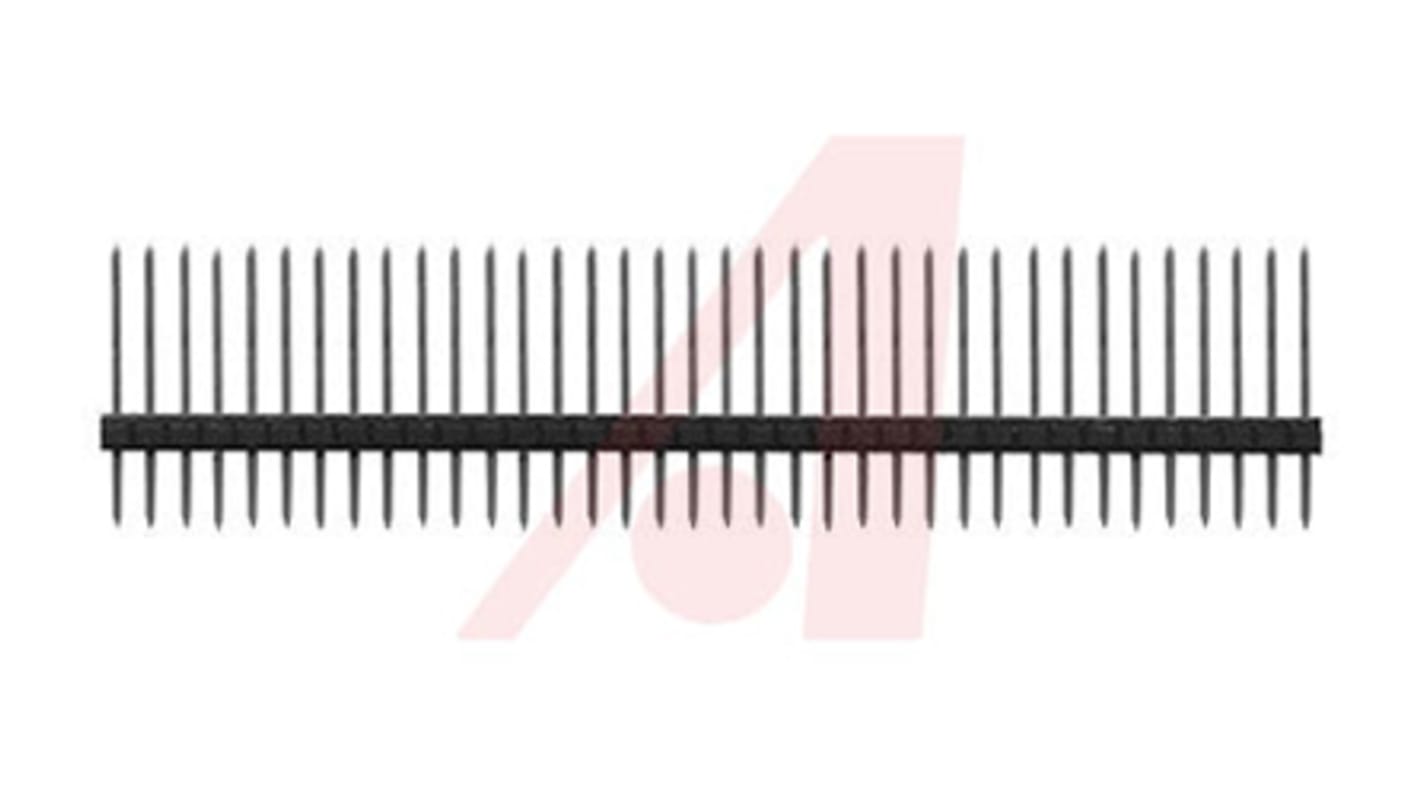 3M 929 Series Straight Through Hole Pin Header, 36 Contact(s), 2.54mm Pitch, 1 Row(s), Unshrouded