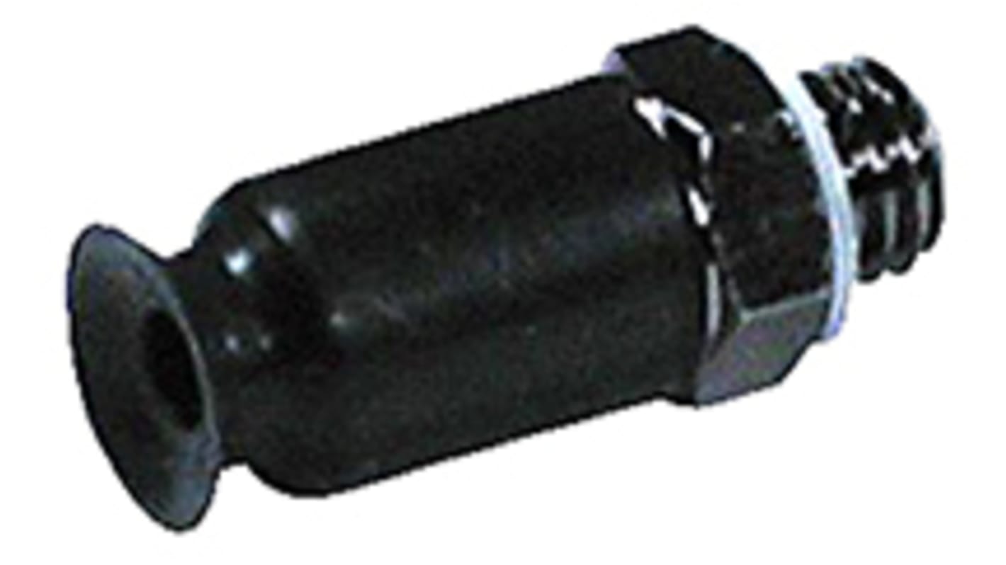 Base sottovuoto SMC ZPT04UF-A5, piastra piatta, Ø 4mm, filettatura M5 x 0,8, Gomma al fluoro