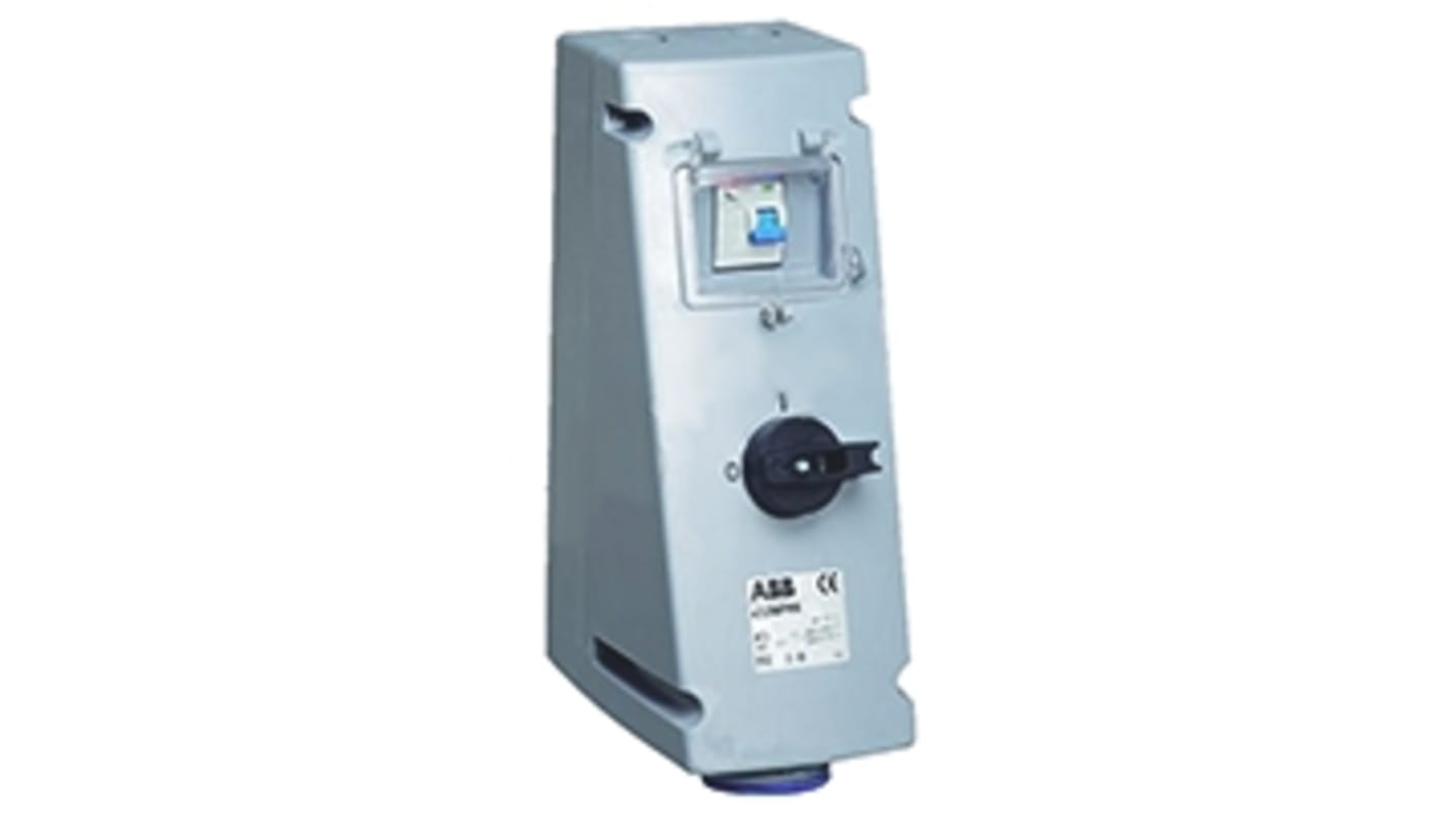 Interblocco industriale ABB Blu IP44 femmina 2P+E,16A,200 → 250 V Critical & Safe