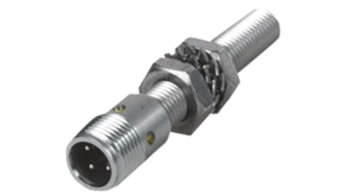 Turck Inductive Barrel-Style Proximity Sensor, M8 x 1, 2 mm Detection, PNP Output, 10 → 30 V dc, IP67