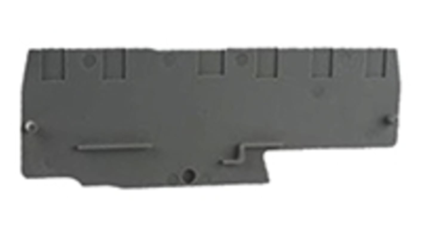 Wieland WKFN Series End Cover for Use with WKFN 2.5 2P/2F Terminal Block 56.703.2155.0 , 56.703.2155.6 , 56.703.2255.0