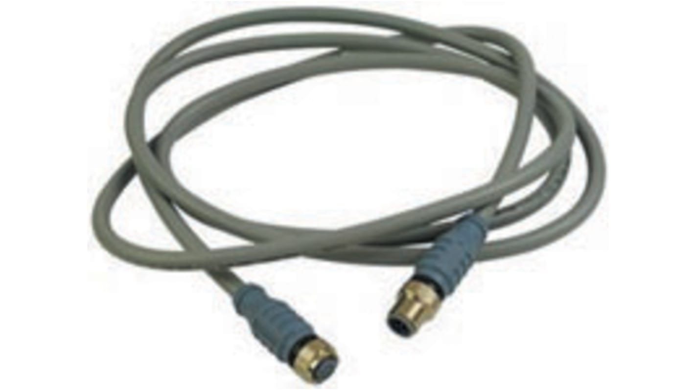 Cable de conexión Turck, con. A M12 Hembra, 5 polos, con. B M12 Macho, long. 5m, 250 V, 4 A, IP68, IP69K