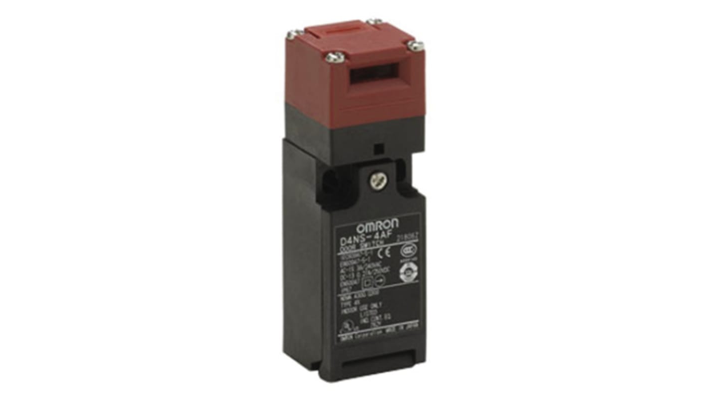 Omron D4NS Series Safety Interlock Switch, 2NC/1NO