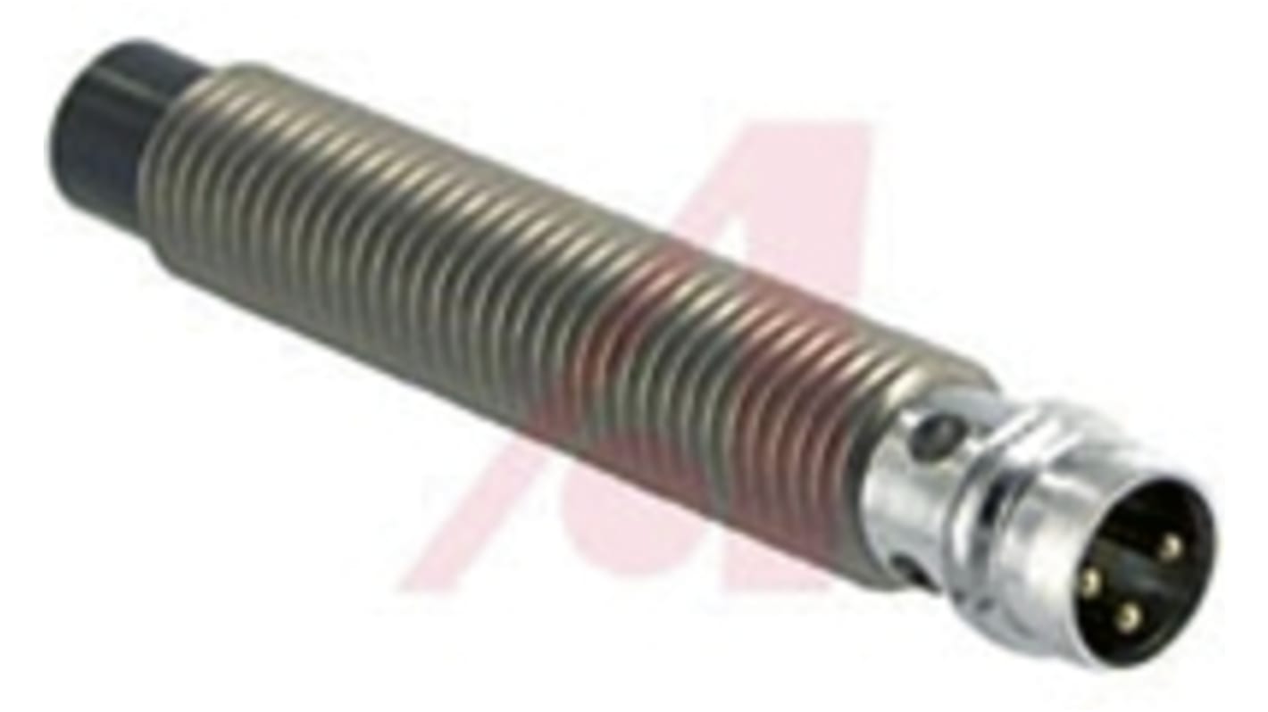 Turck Inductive Barrel-Style Proximity Sensor, M8 x 1, 4 mm Detection, PNP Output, 10 → 30 V dc, IP68