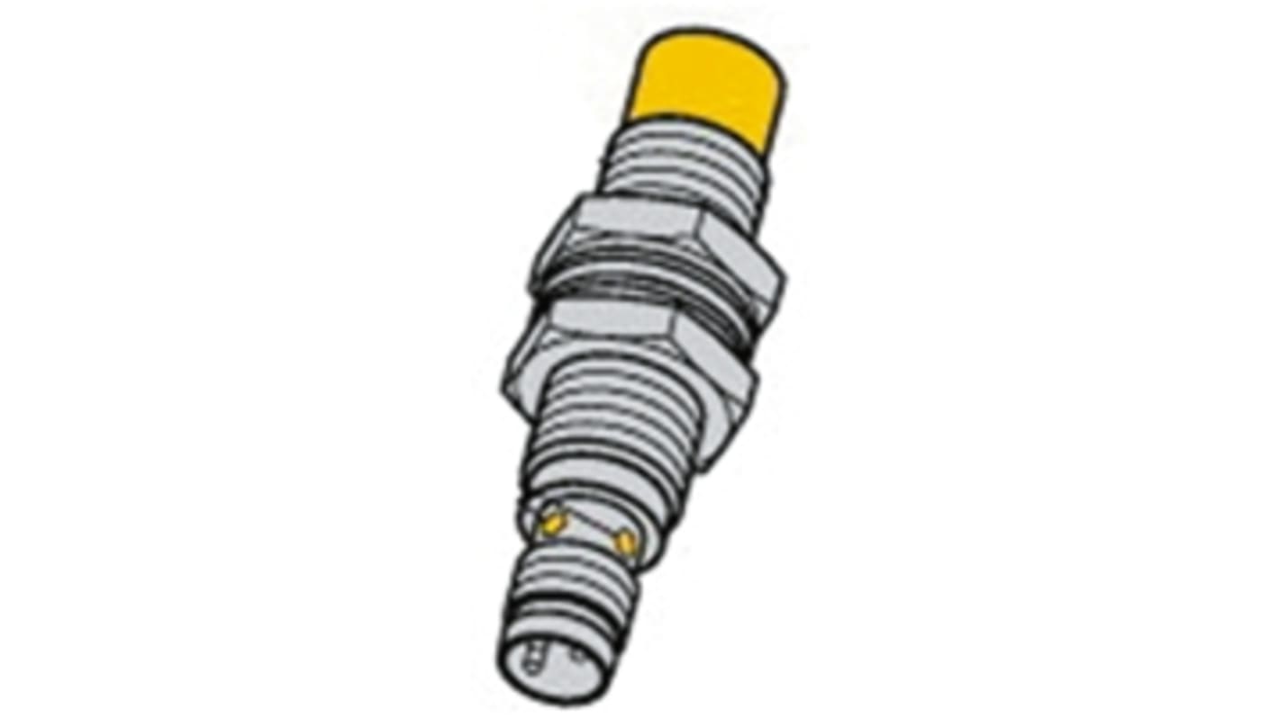 Snímač přiblížení 10 mm, výstup: PNP Válcový M12 x 1 200 mA 10 → 30 V DC IP68 1kHz