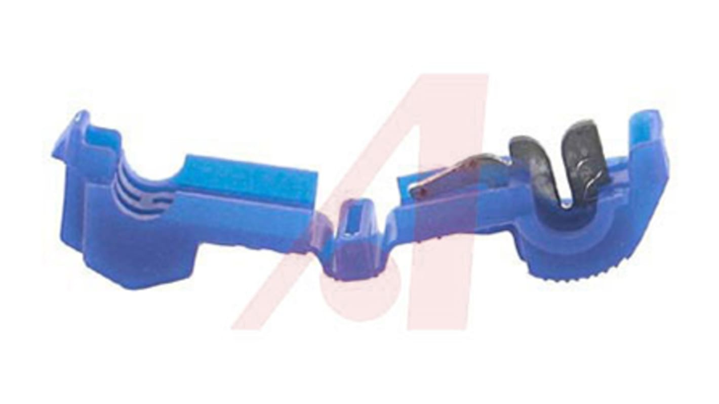 3M, 952 T-Tap Wire Splice Connector, Blue, Insulated, Tin 0.8 → 2 mm², 18 → 14 AWG