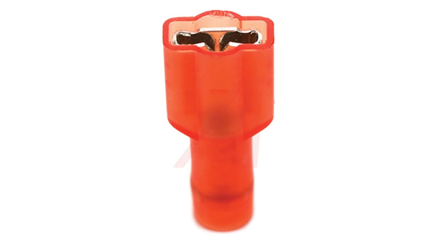 3M FD1 Pink Insulated Female Spade Connector, Receptacle, 0.187 x 0.02in Tab Size