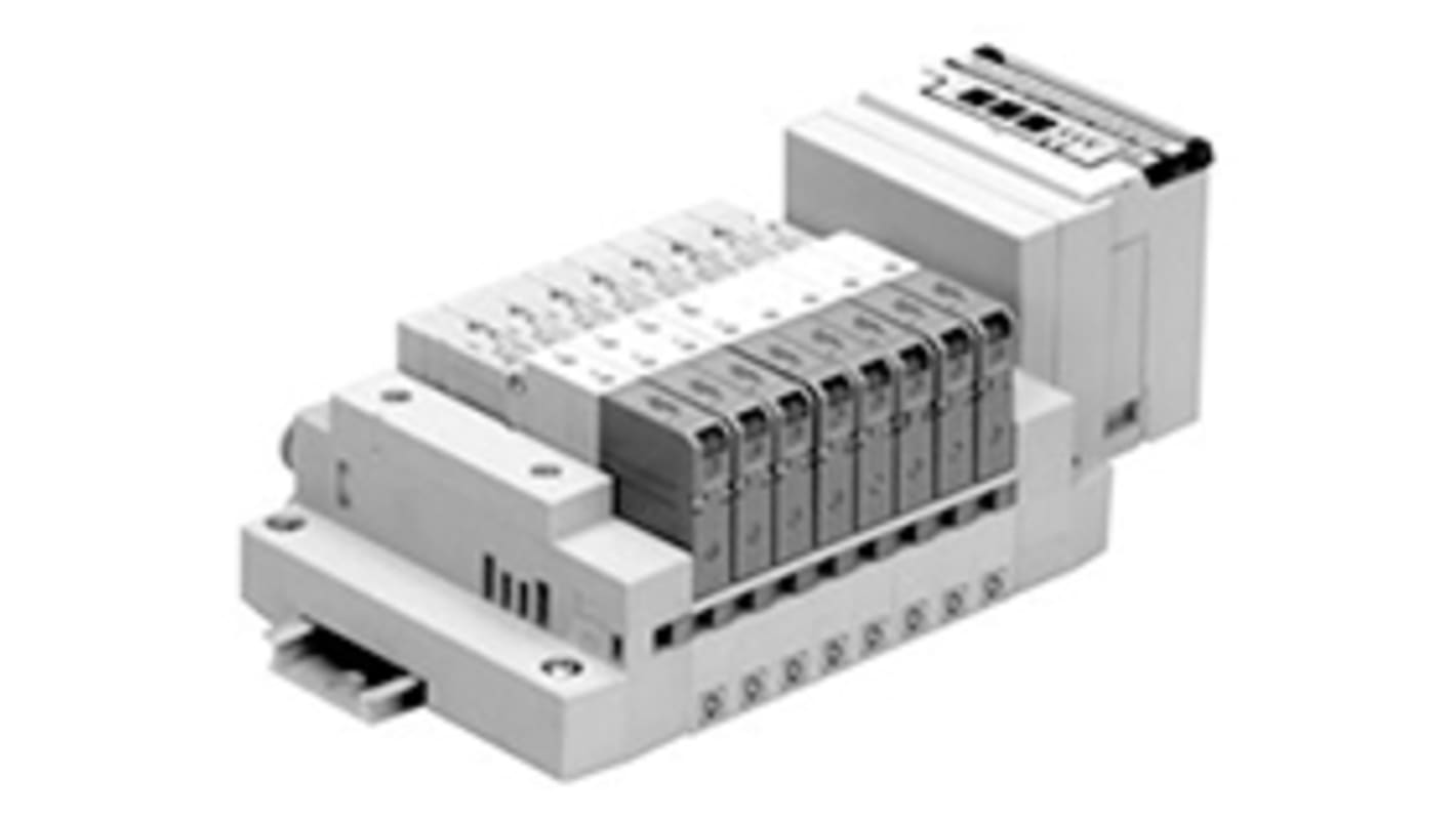 SMC Serie SV2000 Ventil-Verteilerplatte, 4-Stationen