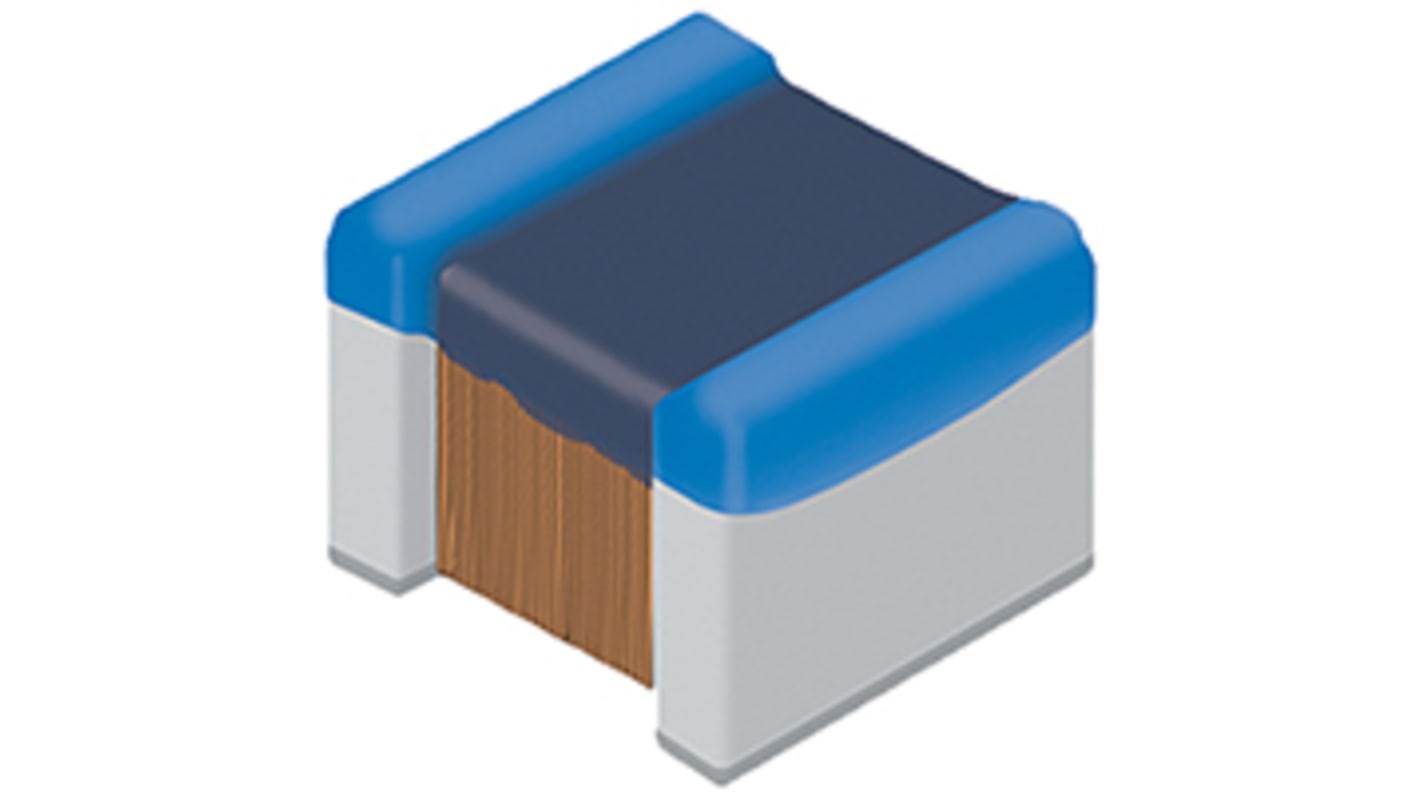 Murata, LQW, 0805 (2012M) Shielded Wire-wound SMD Inductor with a Non-Magnetic Core Core, 0.39 μH ±5% Wire-Wound 290mA