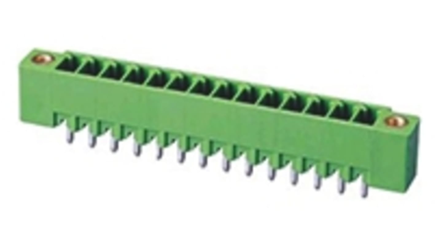 RS PRO Straight Through Hole PCB Terminal Block, 3 Contact(s), 3.5mm Pitch, 1 Row(s)