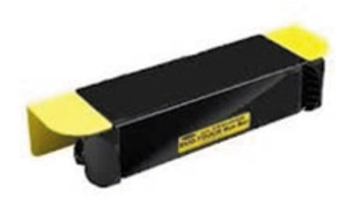 Banner 1 Botone Botones táctiles ópticos de comprobación automática, Negro, amarillo, STB Serie