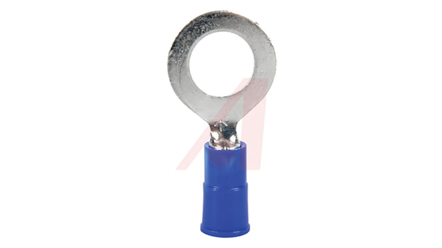 3M, RV Insulated Ring Terminal, 5/16in Stud Size, Blue