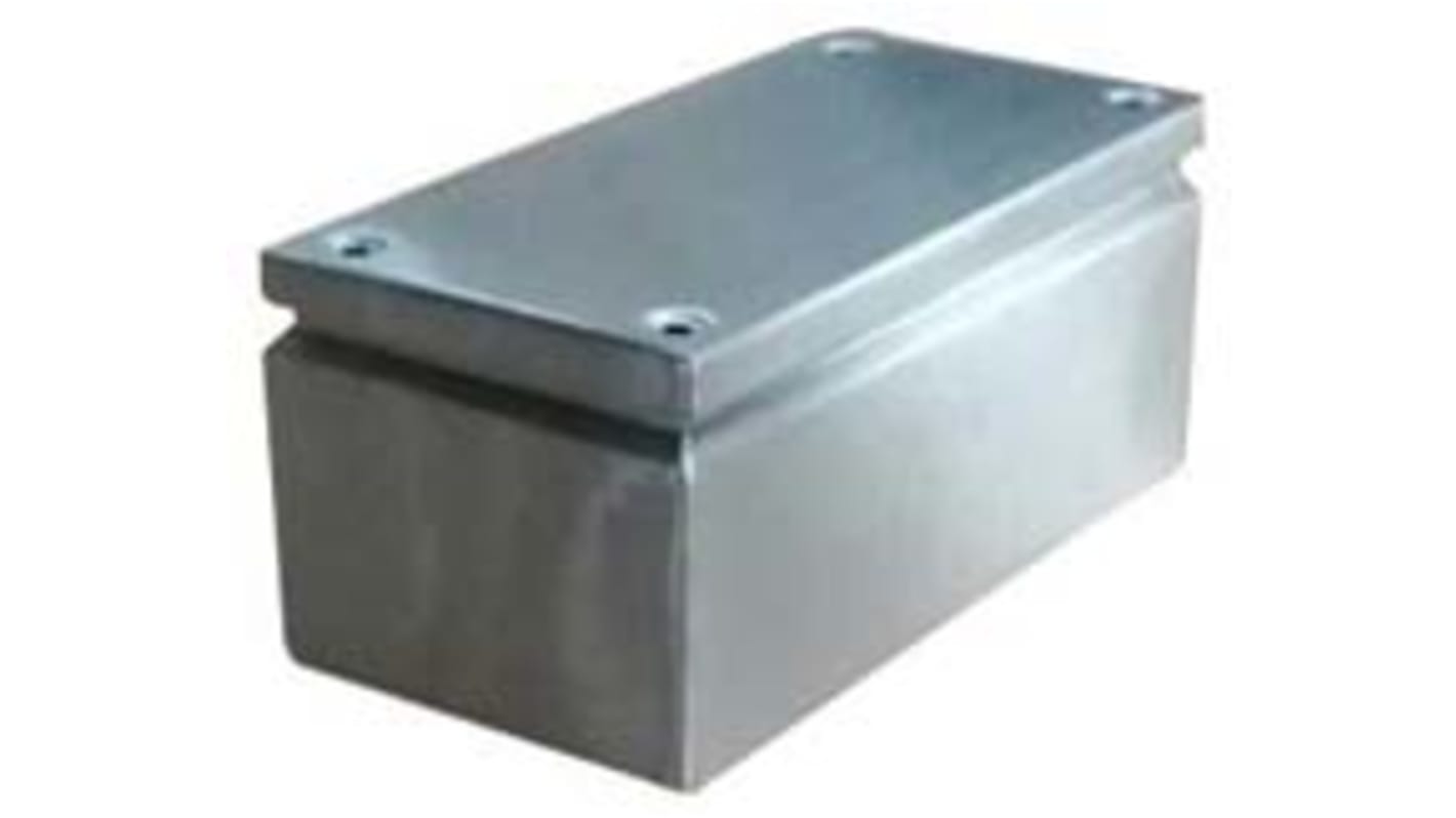 RS PRO Unpainted Stainless Steel Terminal Box, IP66, 300 x 200 x 80mm