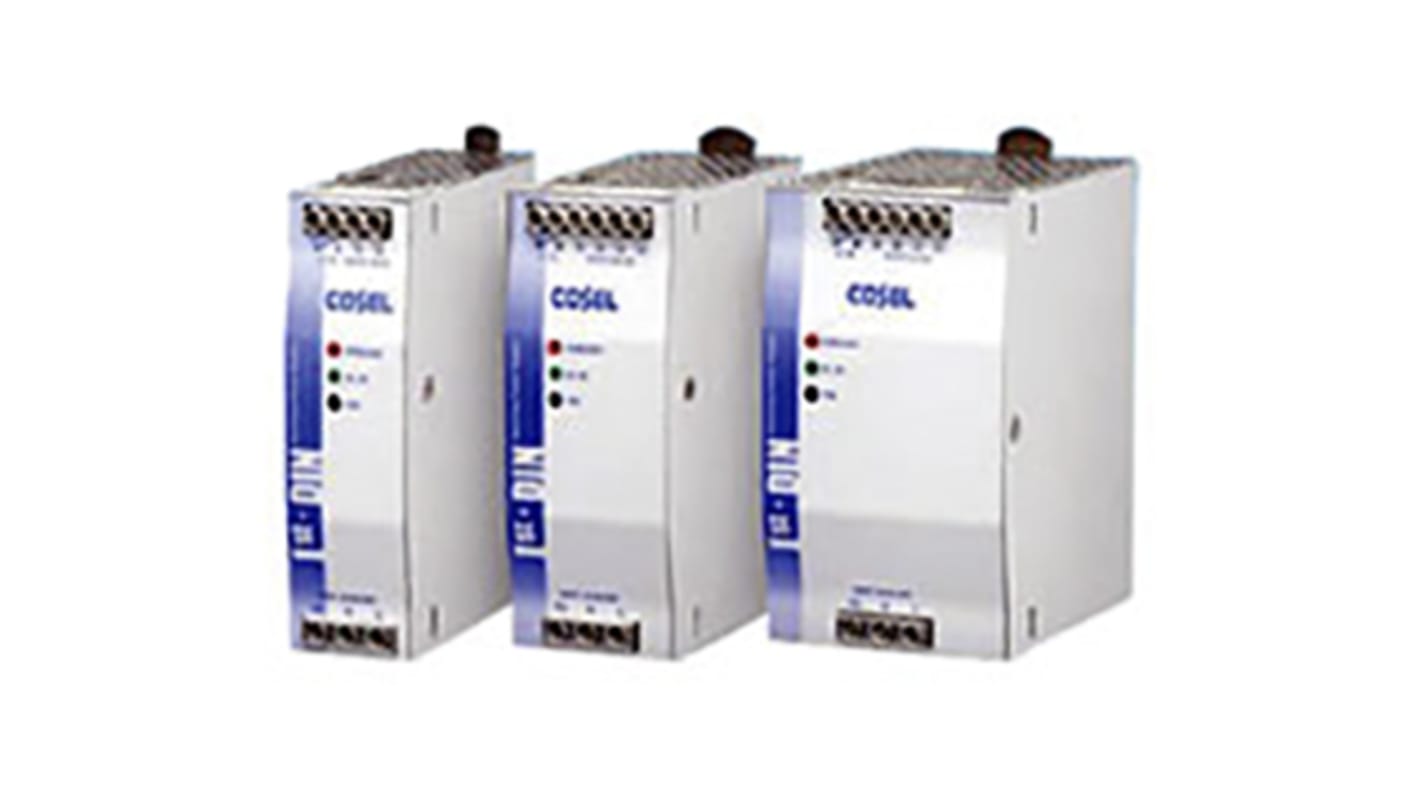 Cosel KHEA90F Switch Mode DIN Rail Power Supply, 85 → 264V ac ac Input, 24V dc dc Output, 3.8A Output, 90W