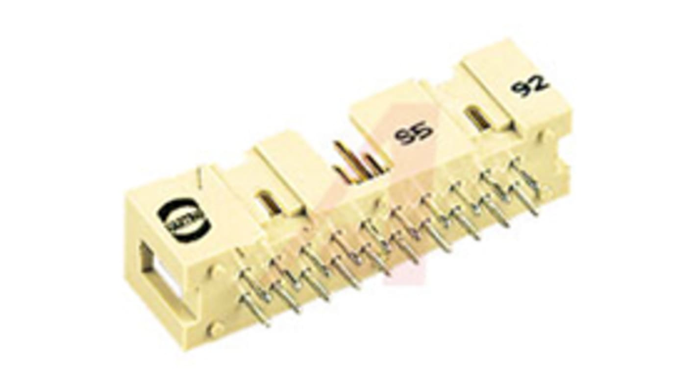 HARTING SEK Leiterplatten-Stiftleiste Stecker gerade, 20-polig, Raster 2.54mm, IDC-Anschluss, 2.0A, Ummantelt