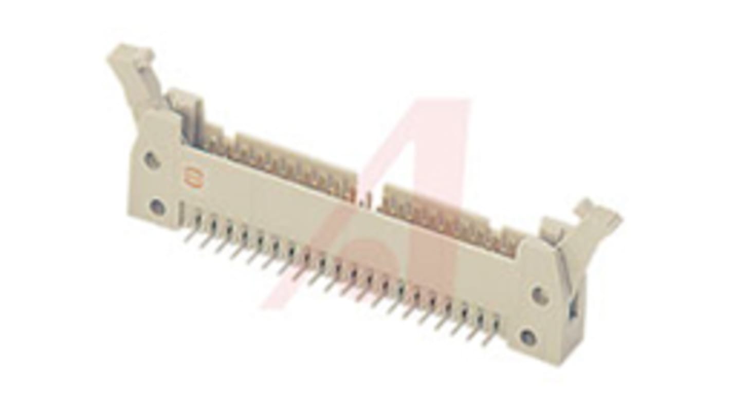Conector macho para PCB Ángulo de 90° HARTING serie SEK 18 de 64 vías, paso 2.54mm, terminación IDC, PCB