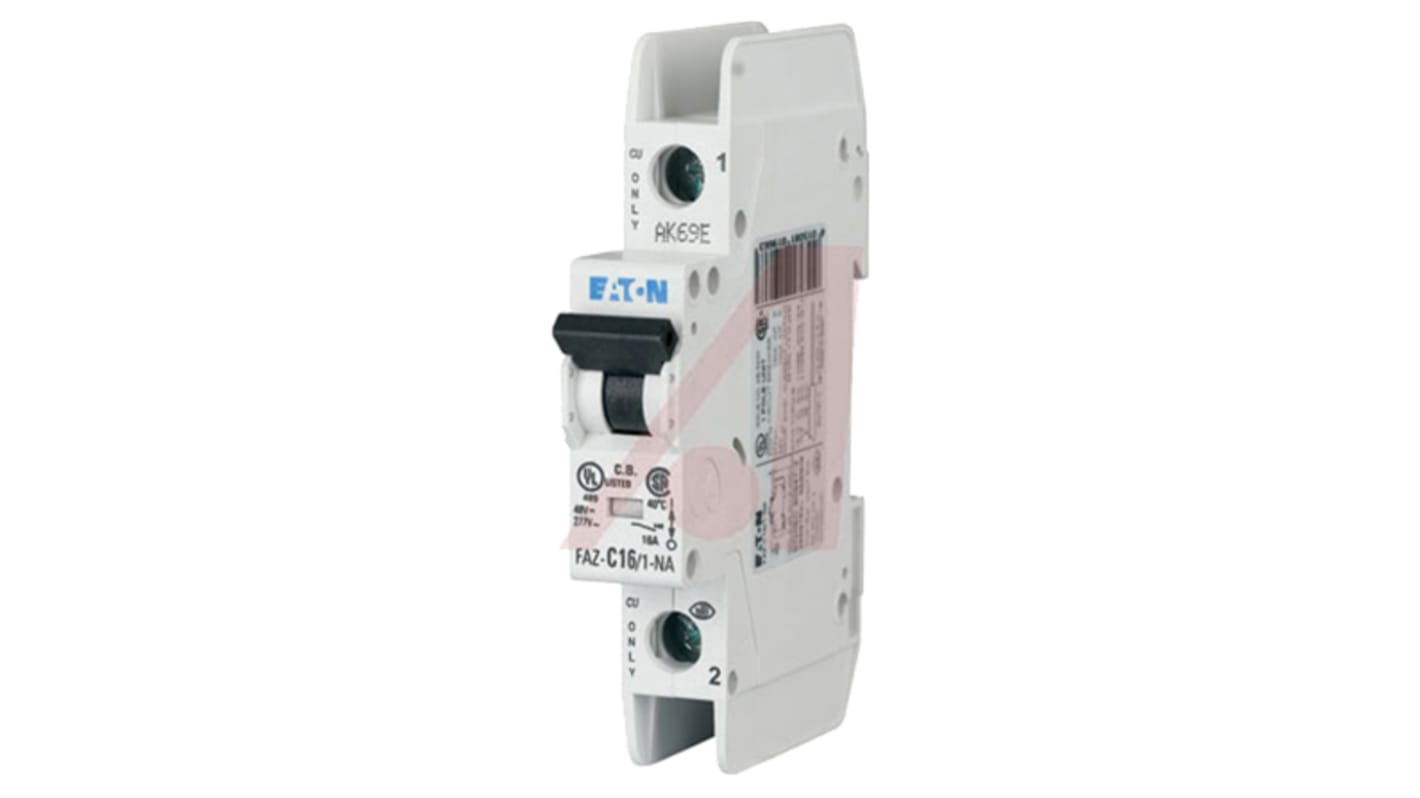 Eaton xEffect MCB, 1P, 1.5A Curve C, 240V AC, 48V DC, 10 kA Breaking Capacity