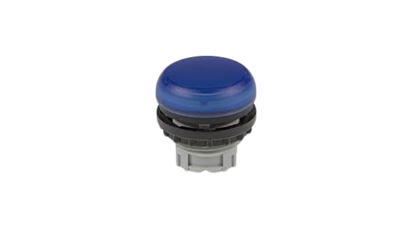 Eaton Blue Pilot Light Head, 22.5mm Cutout M22 Series