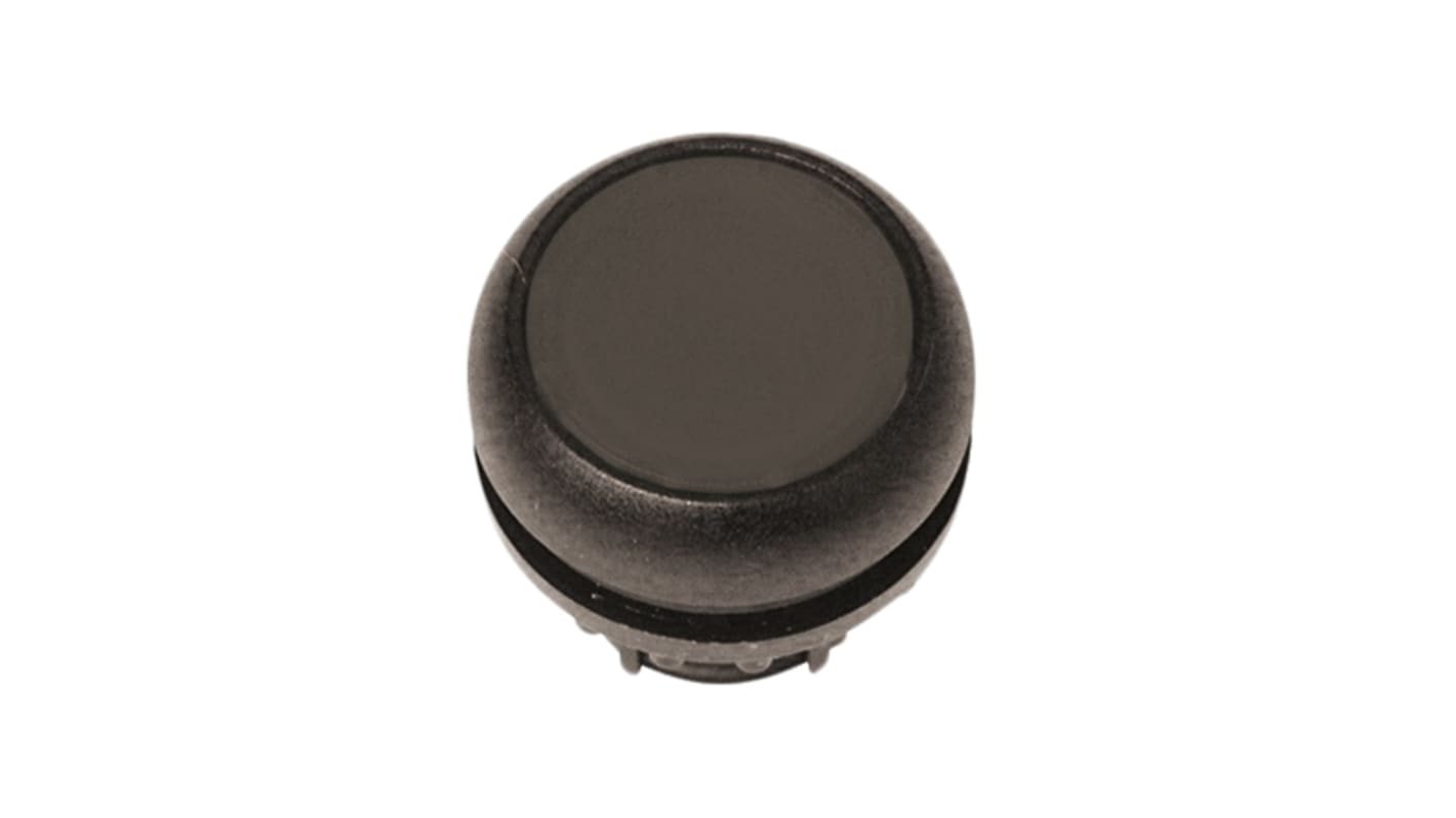 Cabezal de pulsador Eaton serie RMQ Titan M22, Ø 22mm, de color Negro, Momentáneo, IP67