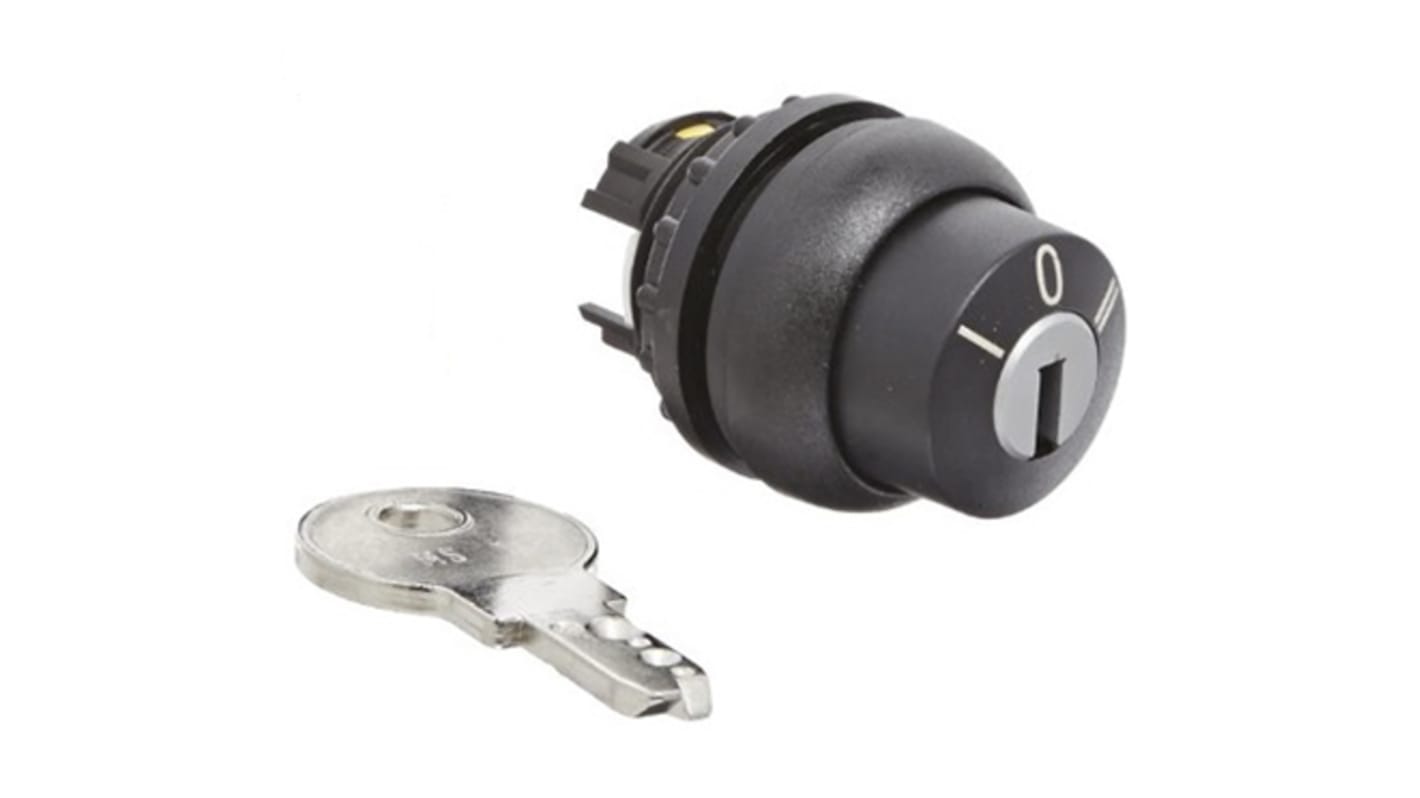 Eaton RMQ Titan 3-position Key Switch Head, Momentary, 22mm Cutout