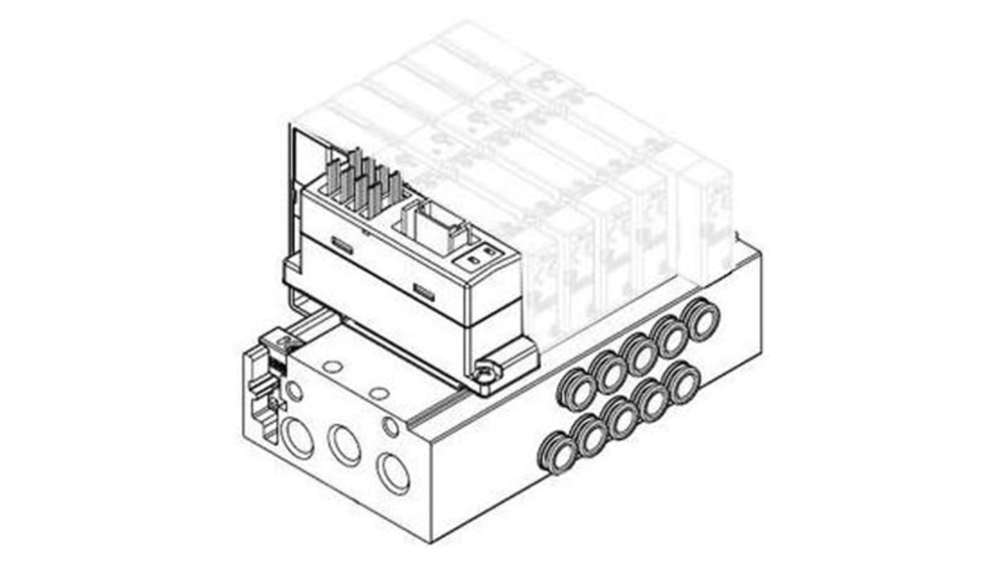 SMC SS5Y series 4 station Manifold Bar