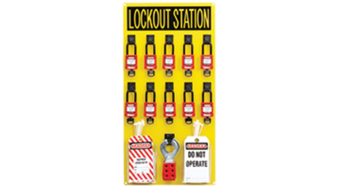 Panduit 10 Padlock Lockout Station