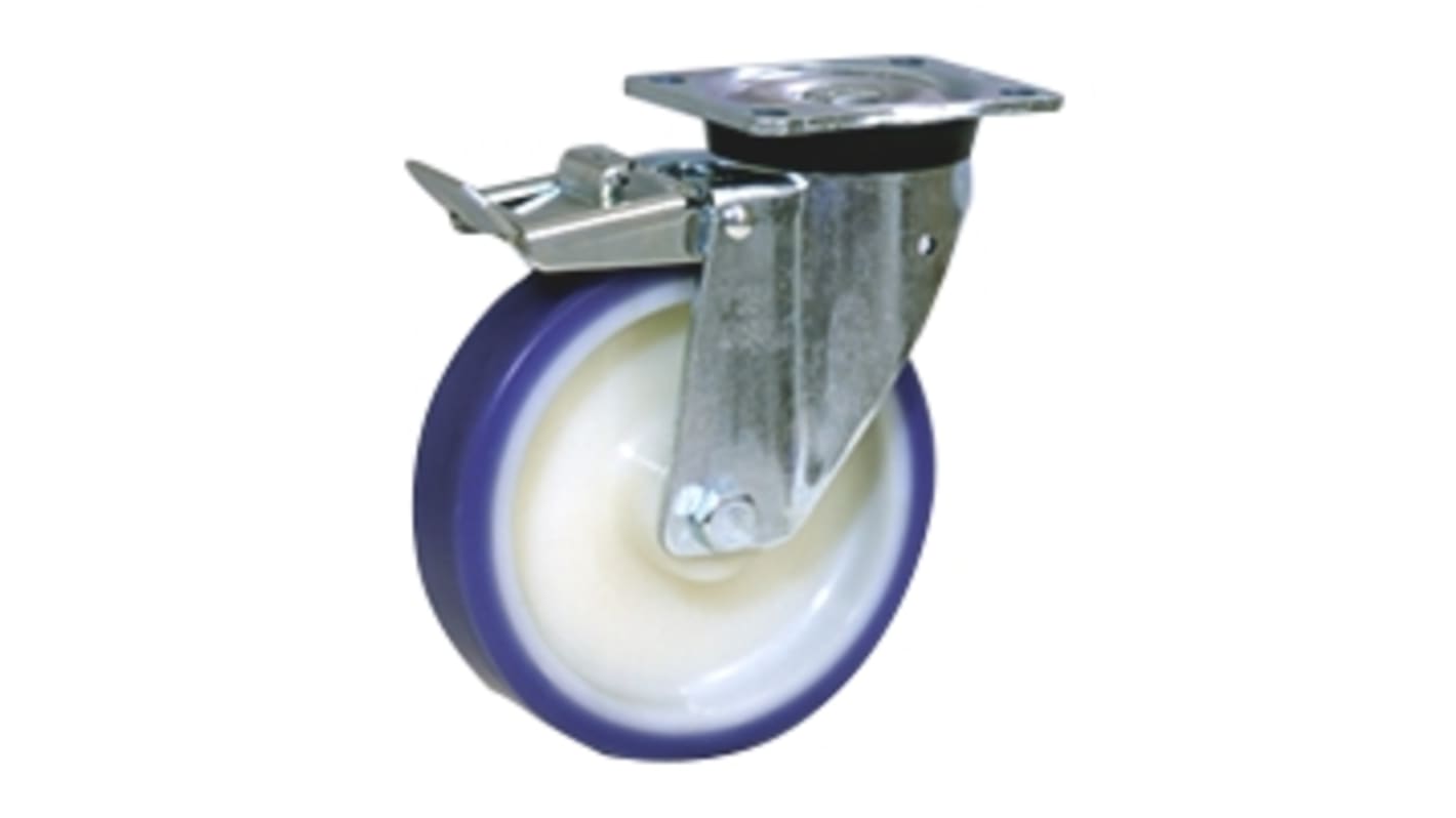 LAG Braked Swivel Castor Wheel, 300kg Capacity, 150mm Wheel