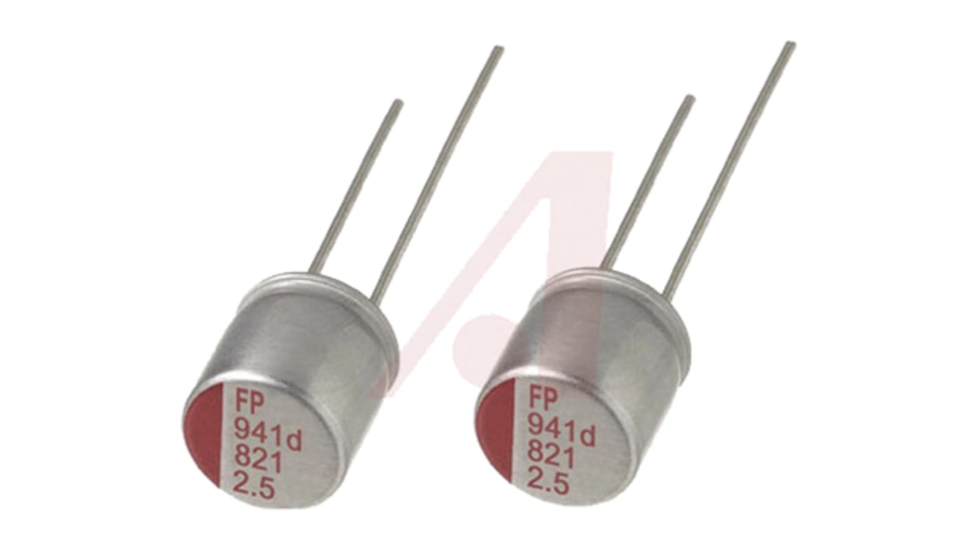 Nichicon 1000μF Polymer Capacitor 6.3V dc, Through Hole - RL80J102MDN1KX