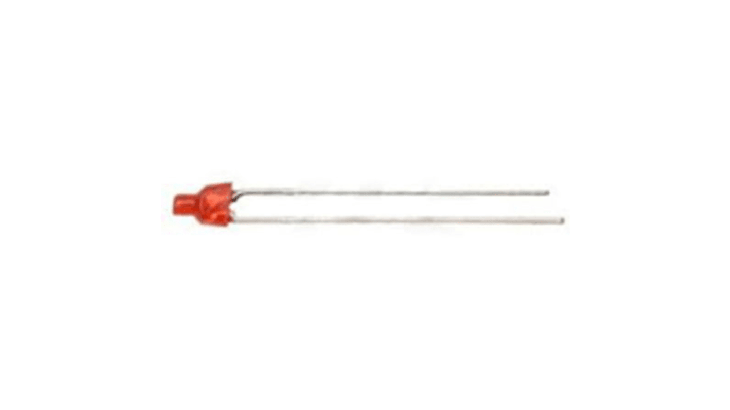 LED Rouge, Traversant, 2 mm, 2,5 V