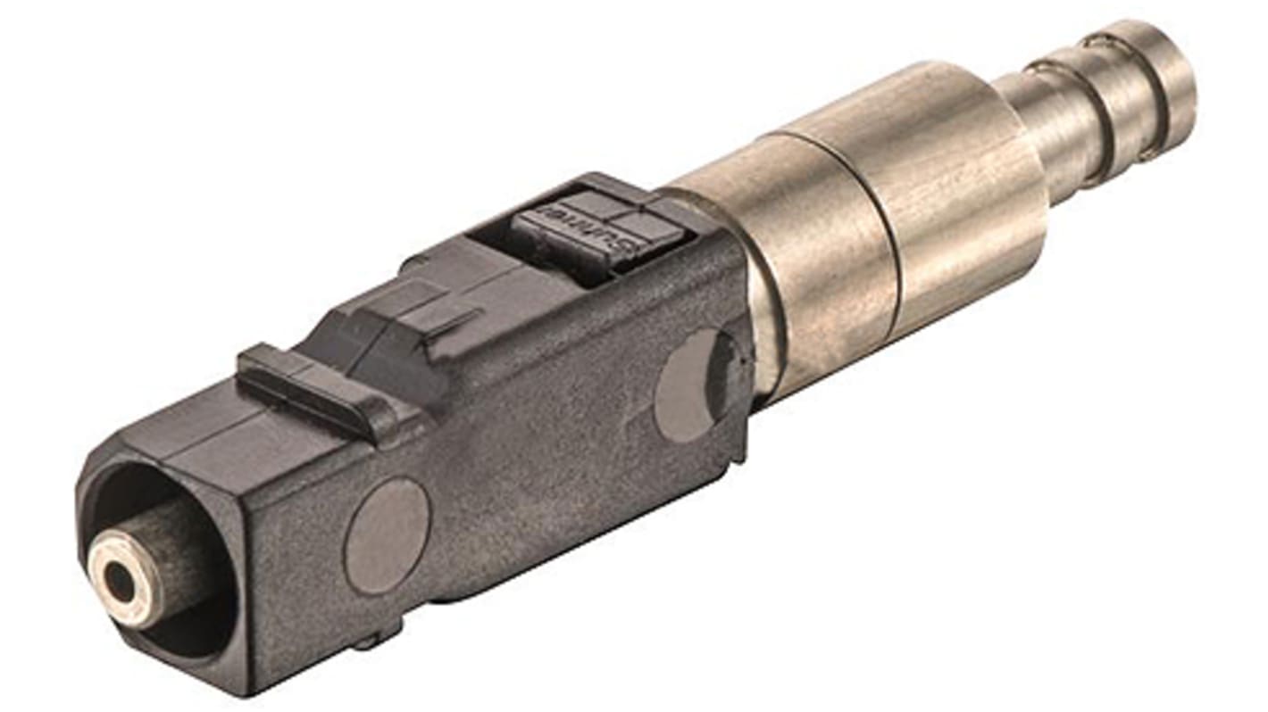 Conector de fibra óptica SC Harting serie 2010, para fibra de 1mm, Polymer Optical Fibre (POF)