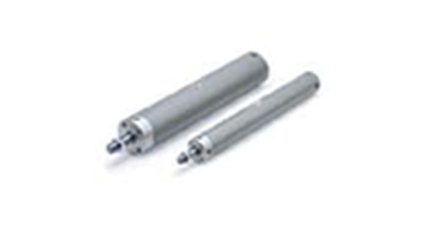 SMC Pneumatic Piston Rod Cylinder - 20mm Bore, 125mm Stroke, CDG1 Series, Double Acting