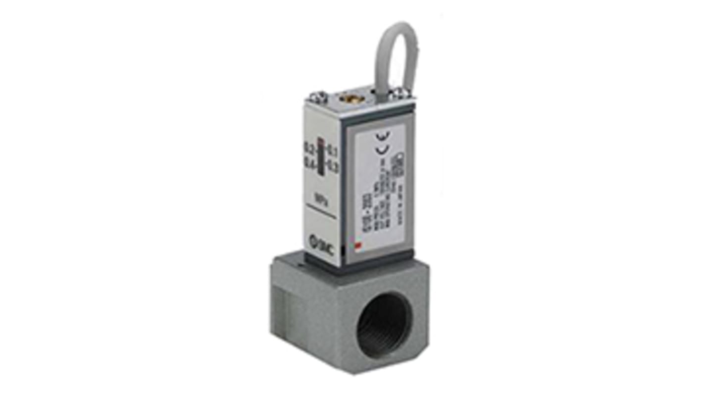 SMC Pressure Switch, G 3/8 Female 0.7 MPa