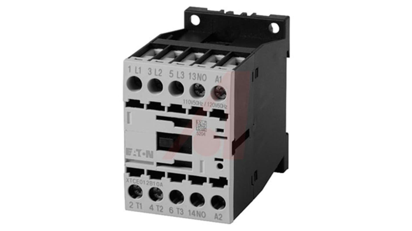 Contattore Eaton, serie Eaton Moeller, 3 poli, 3 NA, 7 A, 3 kW, bobina 24 V c.a.