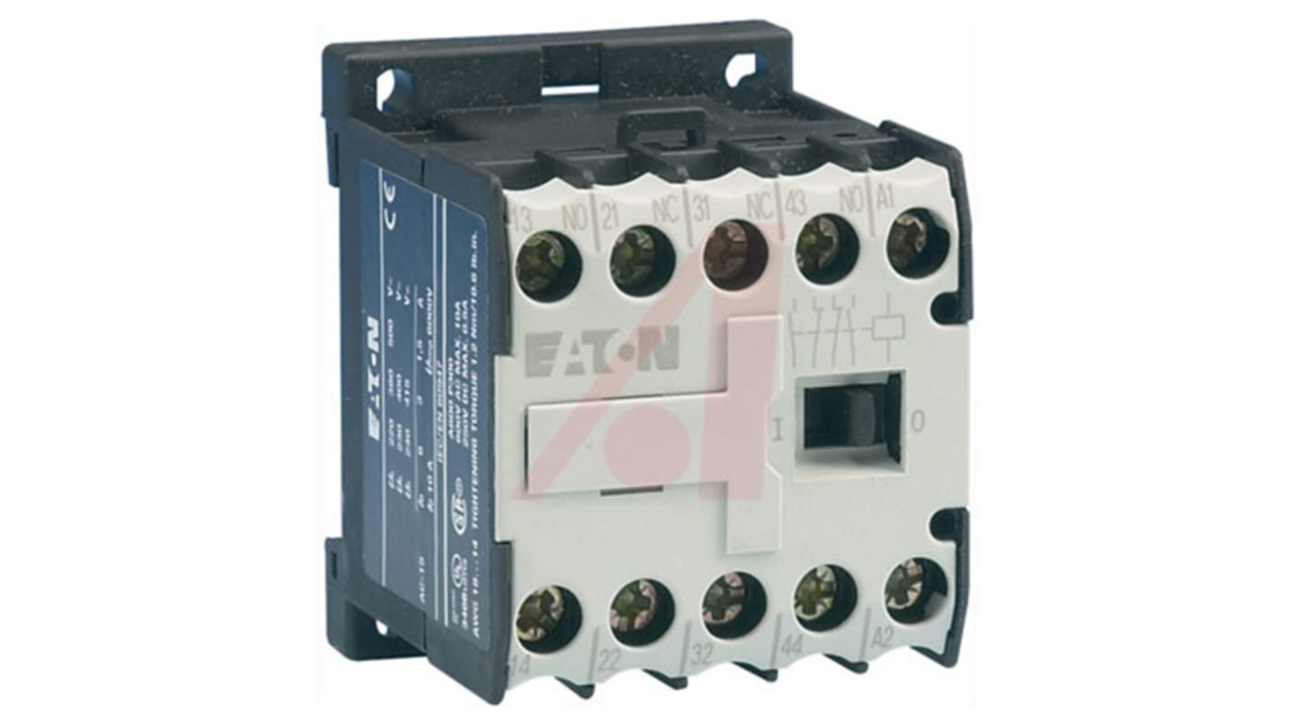 Eaton Overload Relay 2NO + 2NC, 10 A Contact Rating, 24 Vac, 4P