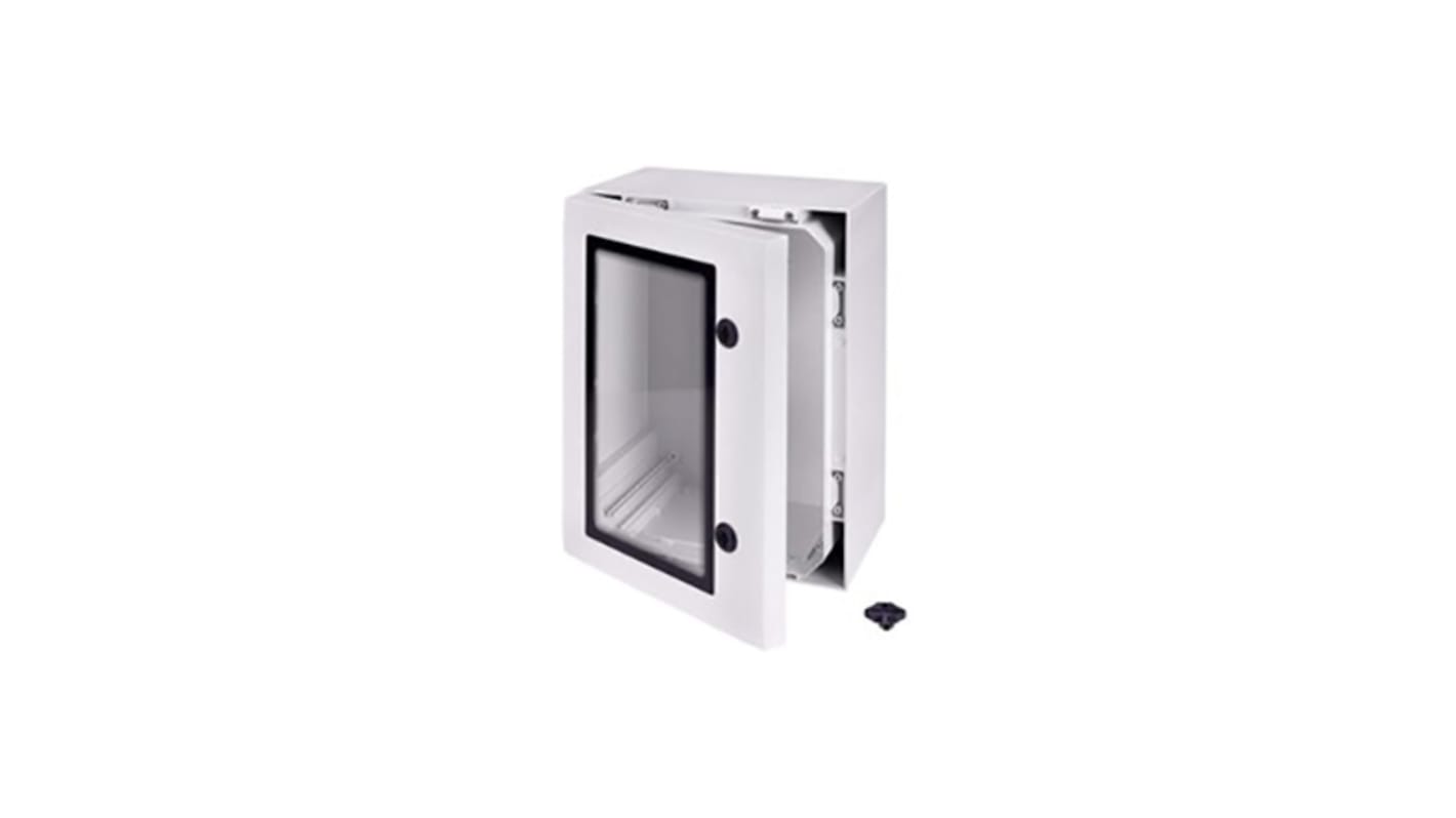 Fibox ARCA Series Polycarbonate Wall Box, IP66, Viewing Window, 400 mm x 300 mm x 210mm