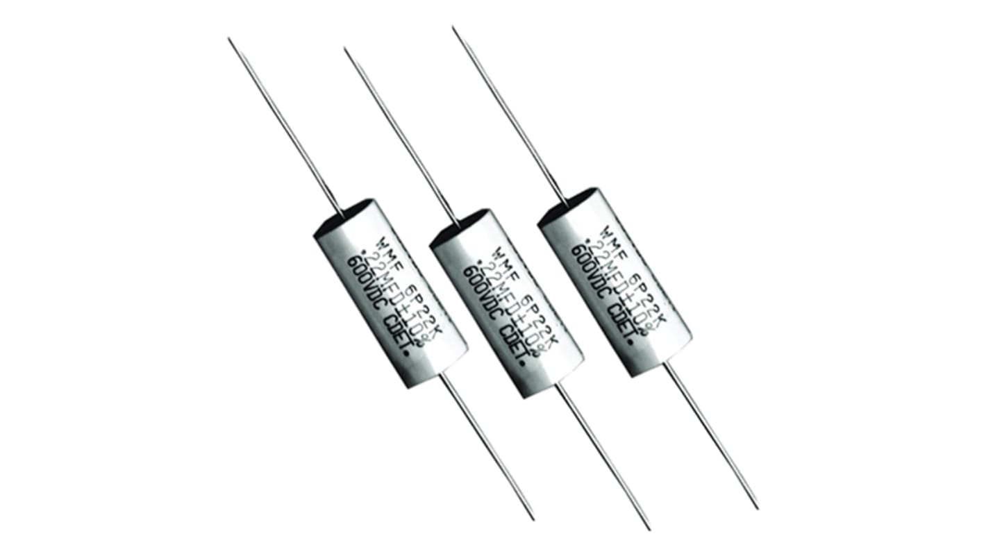 Cornell-Dubilier WMF Polyester Film Capacitor, 400V dc, ±10%, 100nF