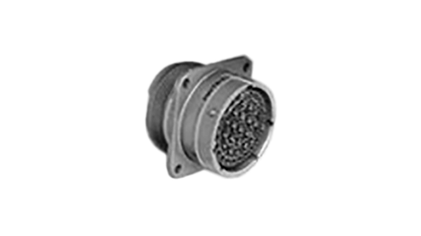 Conector circular MIL-DTL-26482 Amphenol Hembra Recto serie MS de 19 vías hembra, tamaño 14, Montaje en pared con