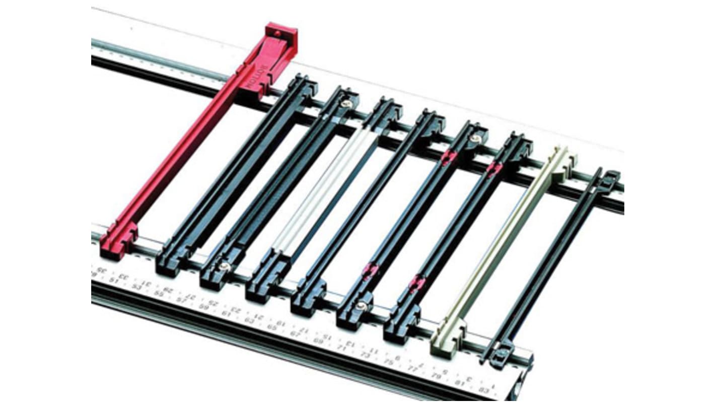 nVent SCHROFF End Plate Angle Guide Rail End Piece