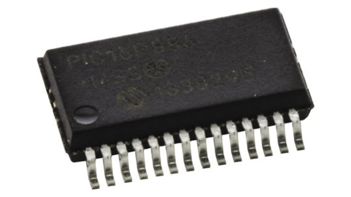 Microcontrollore Microchip, PIC, SSOP, PIC16F, 28 Pin, Montaggio superficiale, 8bit, 20MHz